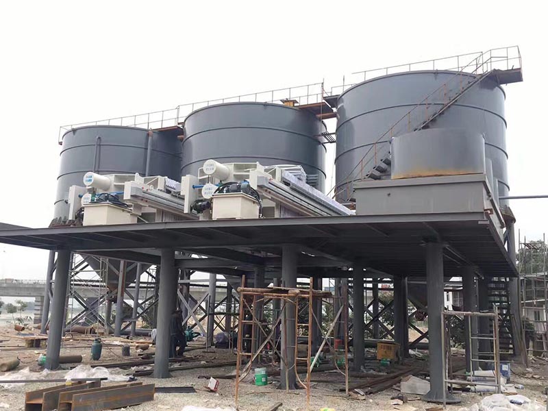 客戶壓濾機使用現場