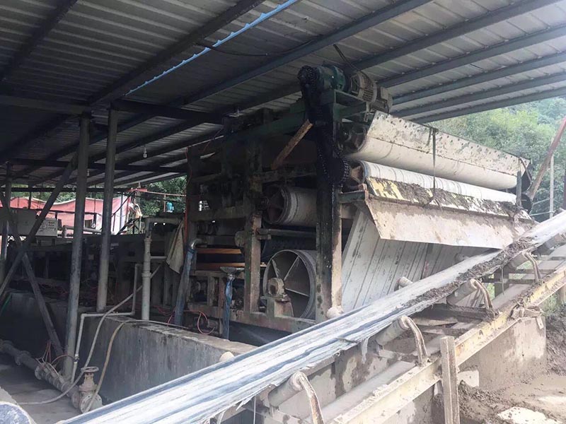 客戶壓濾機使用現場